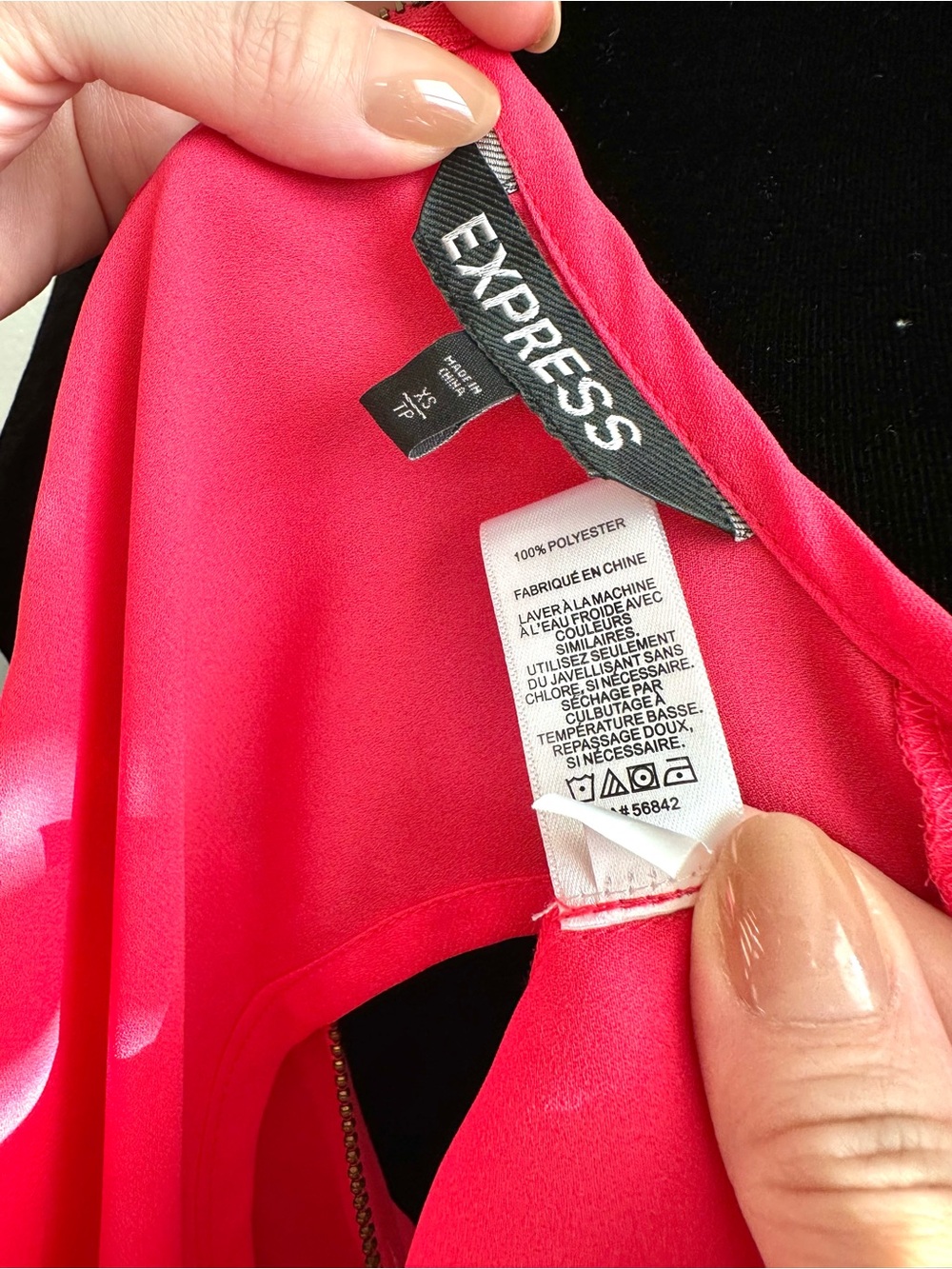 EXPRESS CHIFFON TOP - Picture 4 of 8